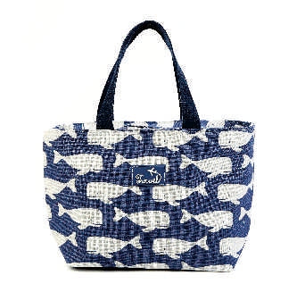 Cotton Fabric Lunch Bag – Insulated Tote for Kids & Adults