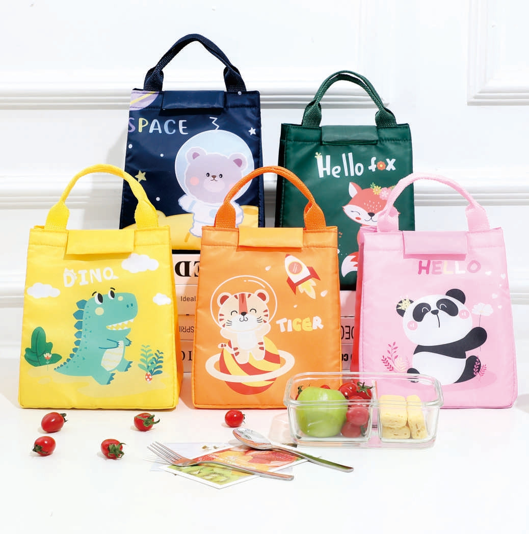 Kids Insulated Lunch Bag – Cute Animal Prints