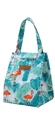 Insulated Oxford Lunch Bag – Portable Thermal Tote (Leopard, Floral, Tropical Prints)