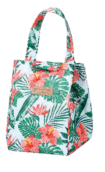 Insulated Oxford Lunch Bag – Portable Thermal Tote (Leopard, Floral, Tropical Prints)