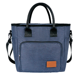 Large Premium Insulated Lunch Bag – Oxford Tote with Front Pocket