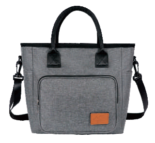 Large Premium Insulated Lunch Bag – Oxford Tote with Front Pocket