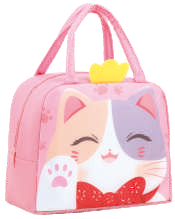 Cartoon Animal Insulated Lunch Bag – Kids Thermal Tote (Tiger, Cat, Panda, Elephant, Dinosaur)