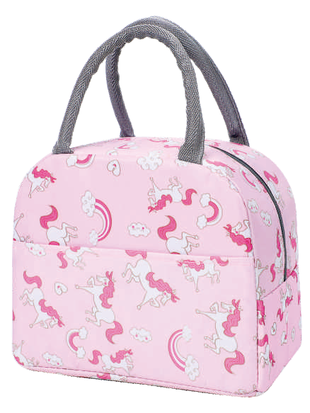 Oxford Lunch Bag – Insulated Thermal Tote with Multi Color Prints