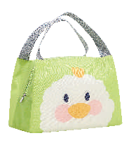 Cartoon Kids Lunch Bag – Insulated Oxford Tote with Cute Animal Prints
