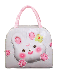 3D Cartoon Insulated Lunch Bag – Oxford Thermal Tote (Tiger, Chicken, Duck, Horse & More)