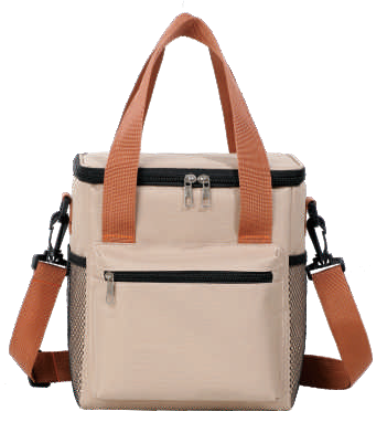 Premium Cooler Bag – Insulated Oxford Lunch Tote with Front Zipper Pocket