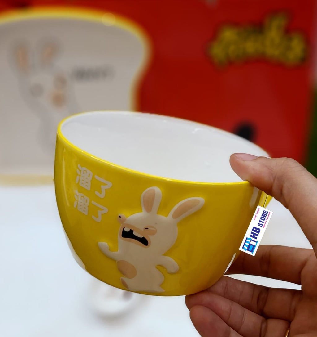Raving Rabbids Ceramic Kids' Dinnerware Set