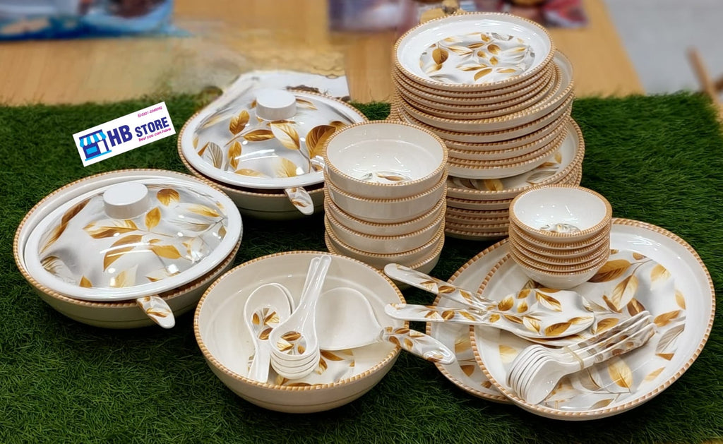 54 Pcs Luxury Melamine Dinner Set