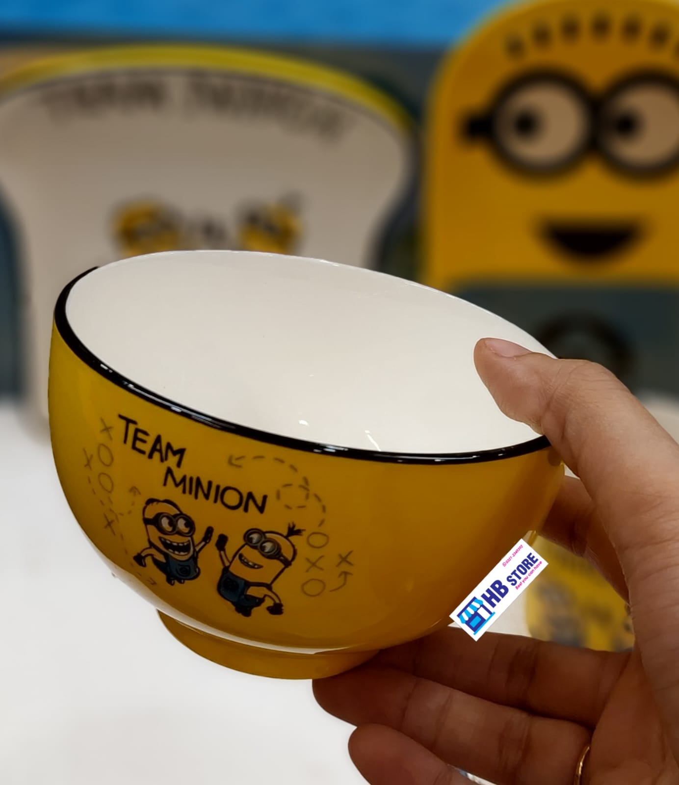 Official Minions "Team Minion" Ceramic Dinnerware Set