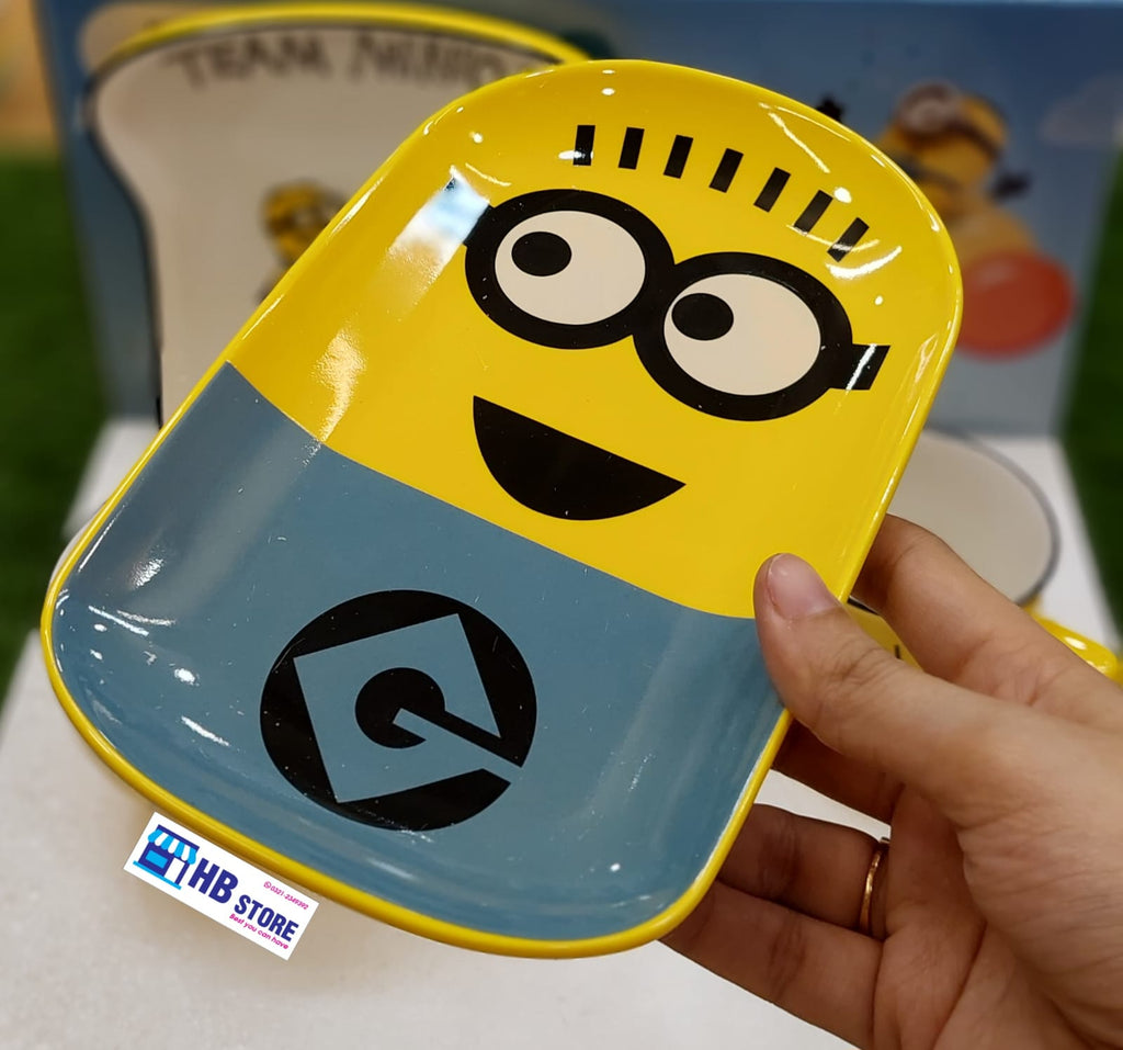 Official Minions "Team Minion" Ceramic Dinnerware Set