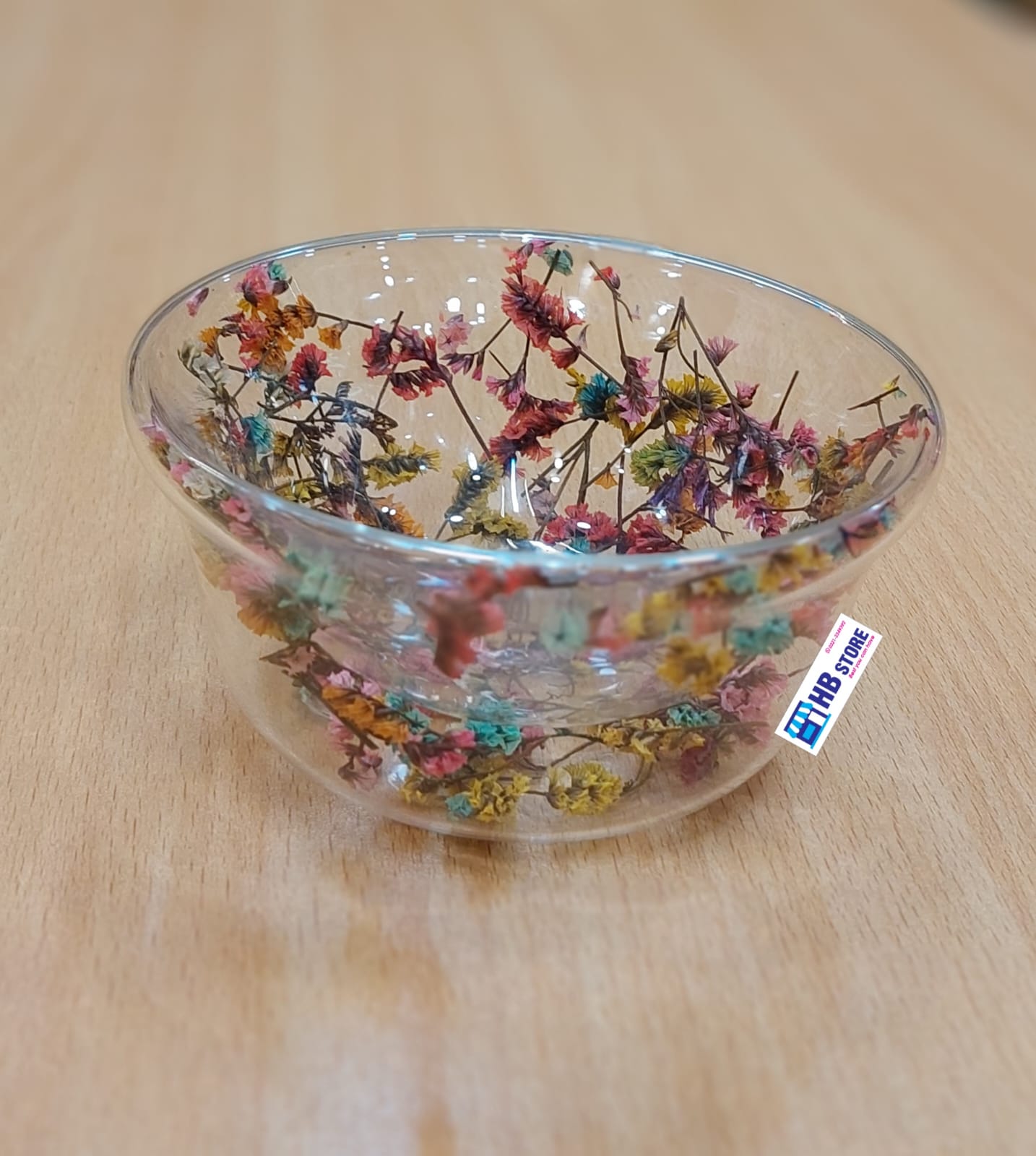 Double Wall Floral Bowl – Elegant & Insulated Design