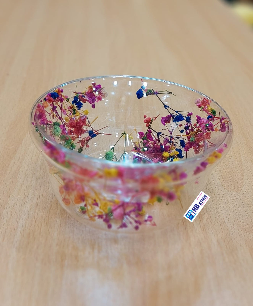 Double Wall Floral Bowl – Elegant & Insulated Design