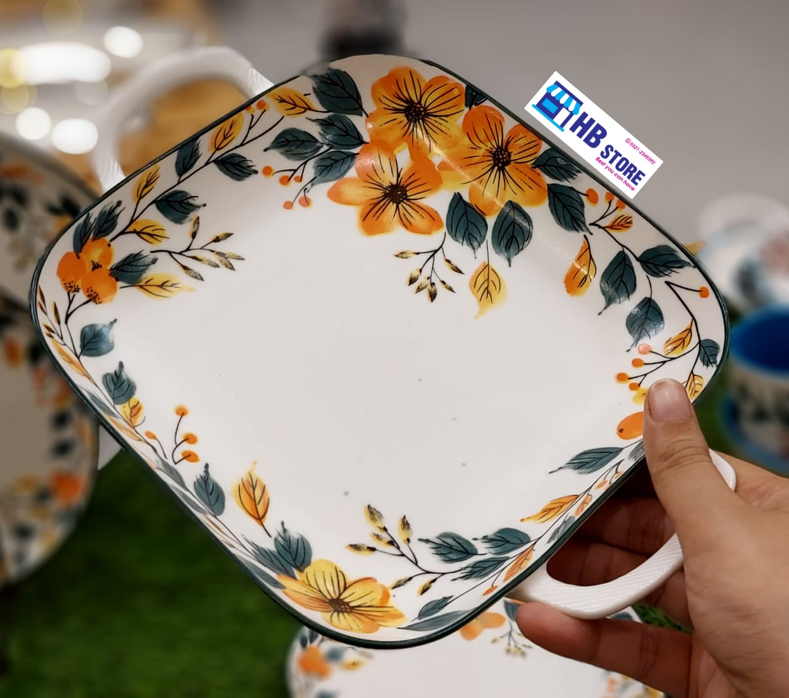 Floral Ceramic Dinnerware – Elegant Dining